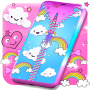 icon Kawaii zipper lock screen