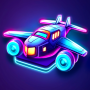 icon MergePlaneNeon